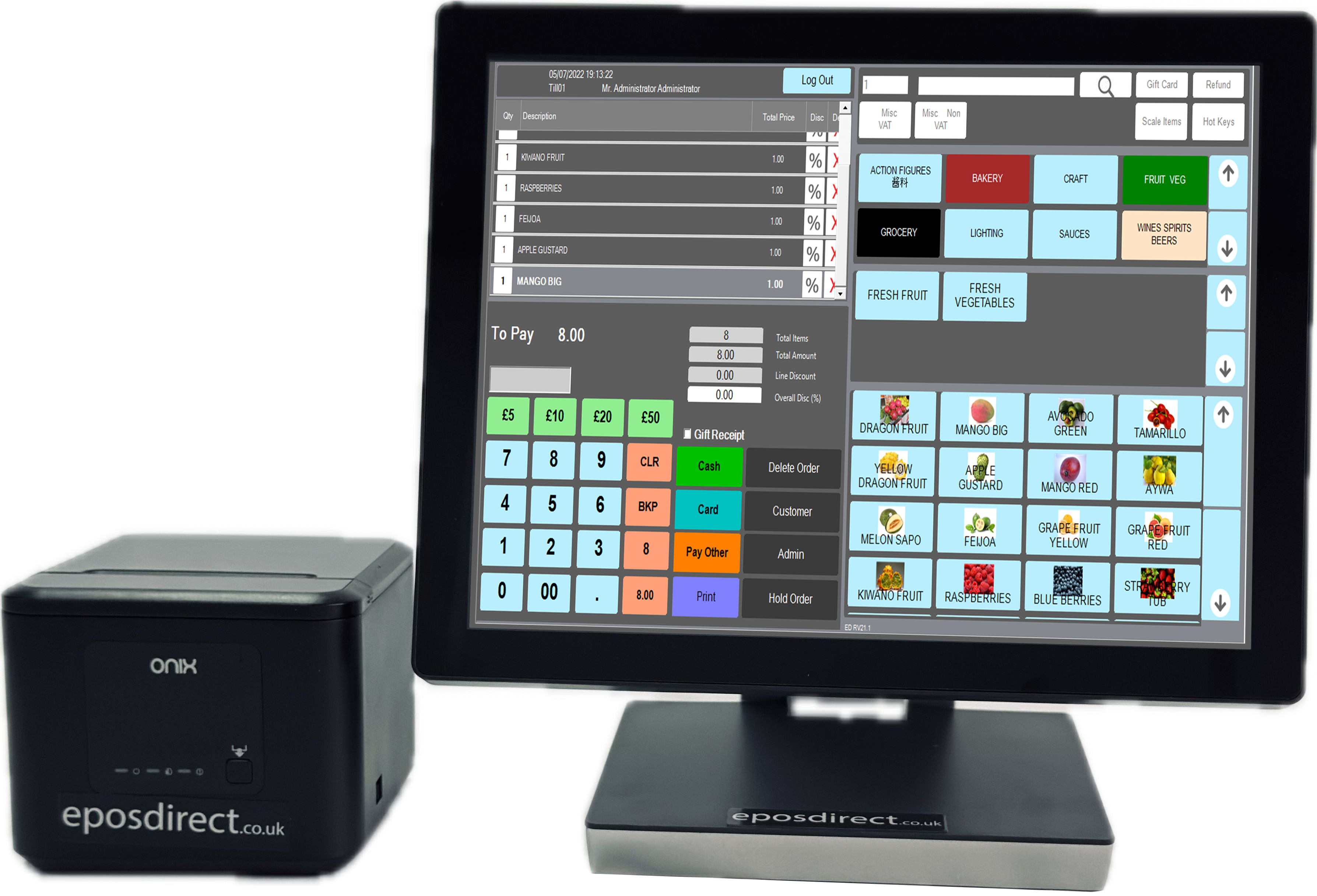 Retail Complete System EPOS System £799 (Was £1199) | Complete Retail Till Package UK - Retail ...
